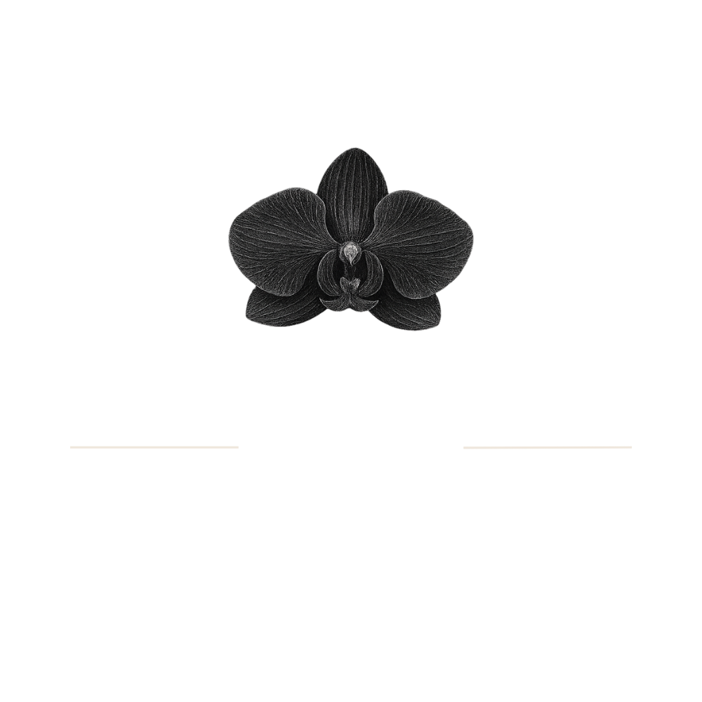 Black Orchid Bar Co. Logo Private Bartending Service Austin Texas